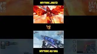 Mythic Jak12 vs Mythic AS Val CODM #callofdutymobile