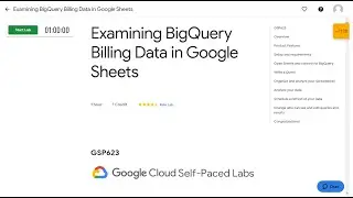 Examining BigQuery Billing Data in Google Sheets