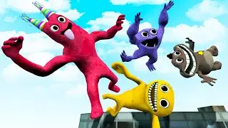 Garten of Banban: Ragdoll Jumps & Falls - [GMOD] - Episode 125