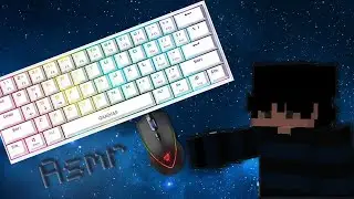 Chill Keyboard + Mouse Sounds ASMR | Pika Bedwars