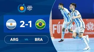 ARGENTINA vs. BRASIL [2-1] | RESUMEN | CONMEBOL #Sub17FS 2022