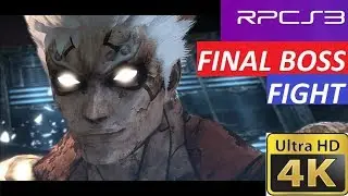 RPCS3 Asura's wrath Asura and Yasha vs Vlitra core final boss fight 4k on pc.