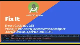 Error : Could not GET 'fairbid-sdk-3.0.1.pom' (Android Studio).