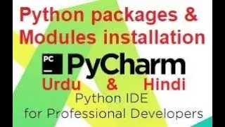 How to download and install python packages by using pycharm Idle !