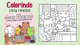 Painting Cozy Friends | Coco Wyo | Paint With Me | Color With Me