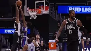 Paul George CRUEL Poster DUNK on ROOKIE Isaiah Stewart | Clippers Vs Pistons 4/11/21