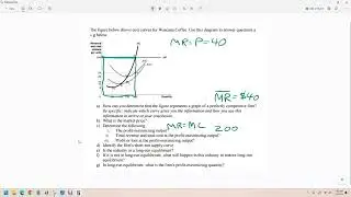 Perfect Competition Practice Problem graphical analysis