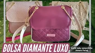 BOLSA LUXO NA MÁQUINA DOMÉSTICA
