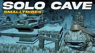 Claiming My Hidden SOLO Water Cave! - Ark Ascended Small Tribes PVP