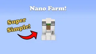 ✅ EASIEST Nano Farm Tutorial! | Minecraft Java 1.12.2!