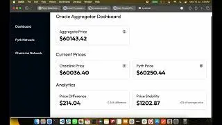 Oracle Aggregator Dashboard