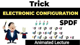 SPDF Electronic Configuration Trick || Super Easy Trick ||