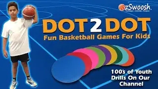 FUN Basketball Drills for Kids—Dot2Dot Dribbling