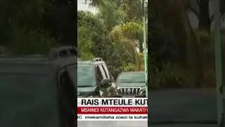 The arrival of Raila odinga at Bomas of kenya
