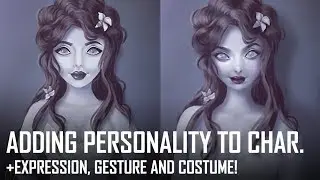 Critique Hour! Adding personality to character design through expression, gesture and costume!
