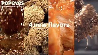 Popeyes Most Flavorful Chicken is here! Bite into 4 new, bold flavors!🍗🧡
