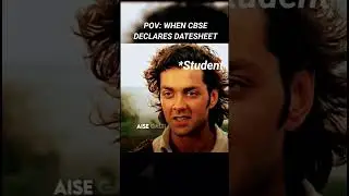 Cbse exam 😂😂😂 #fun #cbse #class10 #class12