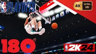 NBA 2K24 {My Career} [PC] (4K) EP180 {Playoffs: West Semis} Game 3 =Spurs @ Mavs=