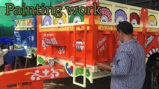 Tractor Trollye Painting Work Palak Agro Industries specially modified Bhopal