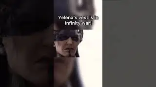 Natasha wearing Yelenas vest in infinity war!