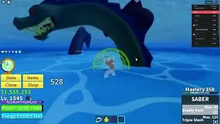 Sea beast hunt with Buddha fruit! [killed 6 sea beasts!]and terror but died