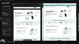 Figma to Next Js, Landing Page  Jobx