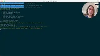 Deploying a project with the uploads directory