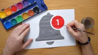 How to draw a bell icon with a notification 🔔