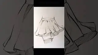 tutorial draw anime short skirts very easy 