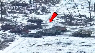Russian tanks are trapped in Ukraine! And that's what happened.