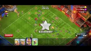 clash of clans # haaland's challenge # easy ⭐ ⭐ ⭐ 4-4-2 formation
