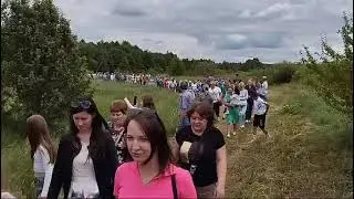 Борки. Духов день,провожают Дуняшу.