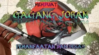 CARA MEMBUAT GAGANG JORAN ‼️ MENGGUNAKAN BAN MOTOR BEKAS