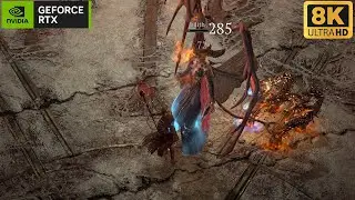 DIABLO 4 Lilith Boss Fight with Sorcerer on RTX 4090 DLSS 3.0 ULTRA+ Max Settings