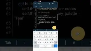 kivymd android app using python and pydroid3