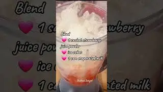 Strawberry Drink