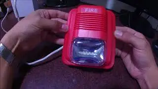 SIRENA DE FUEGO O EMERGENCIA CABLEADA 12V.
