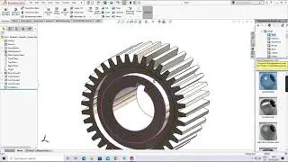 solidworks tutorial#5 advance gear design step by step in solidworks||  #solidworks