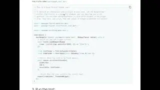Flutter widget tests handle scrolling