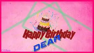 Happy Birthday after effects template 🎉 Free AE template download