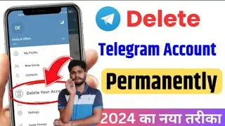 How to Delete Telegram account Permanently, 2024 mein,Telegram kaise Delete kaise kre 2024 Update