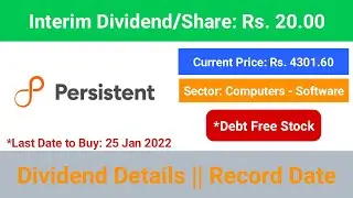 Persistent Systems Share Lastest News || Persistent share analysis || Share Market Latest News Today