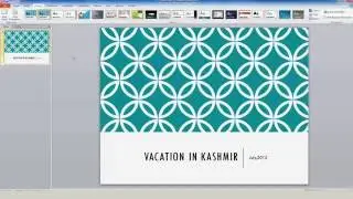 Microsoft  PowerPoint 2010: Creating a New Presentation, Slide Layout and Slide Design