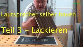 Speaker construction part 3 - Painting