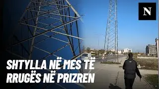 Çudi kosovare: Shtylla në mes të rrugës në Prizren