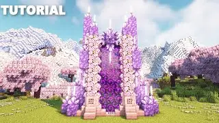 🌸 DECORACIÓN PARA PORTAL EN MINECRAFT - Tutorial
