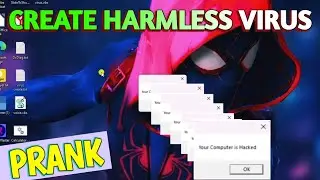 How to Create Harmless Virus Using Notepad | Create Virus Prank