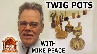 Twig Pots by Mike Peace