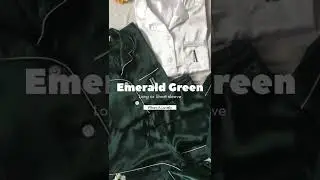 Matching bridal satin pajama sets for getting ready photo shoot