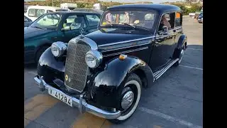 Mercedes Benz 170 DS Coche clásico auto de epoca antiguo pasando la ITV